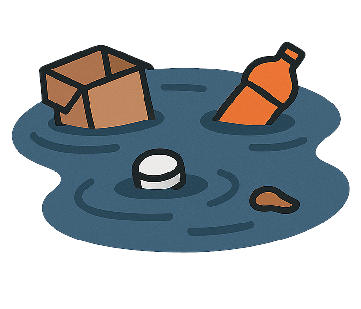 Өтгөн хатуу хольцтой бохир ус